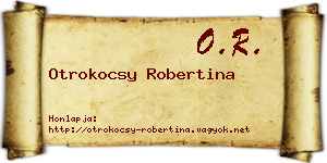 Otrokocsy Robertina névjegykártya